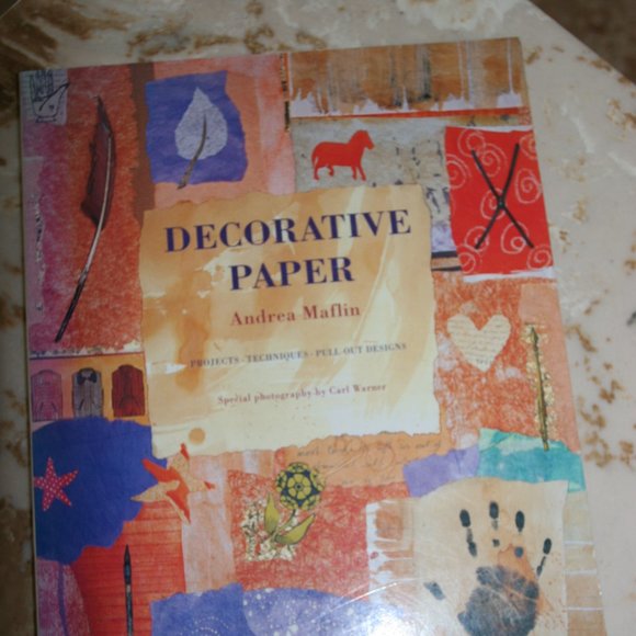 Softcover Unused "Decorative Paper" by Andrea Maflin - Picture 2 of 5